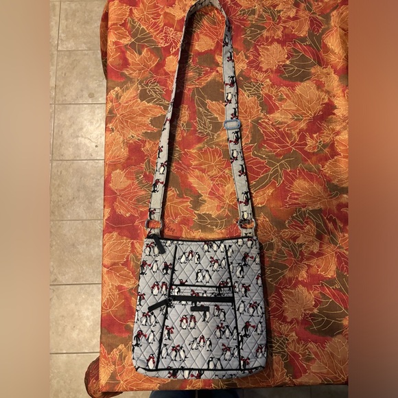 Vera Bradley Playful Penguins Hipster Crossbody - Picture 2 of 7
